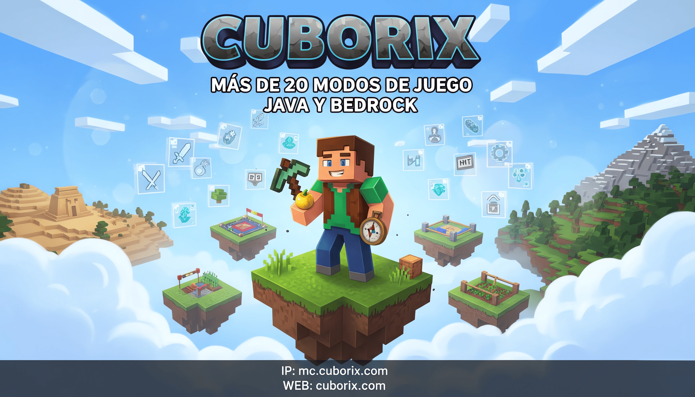 🌍 Más de 20 modos de juego en un solo lugar